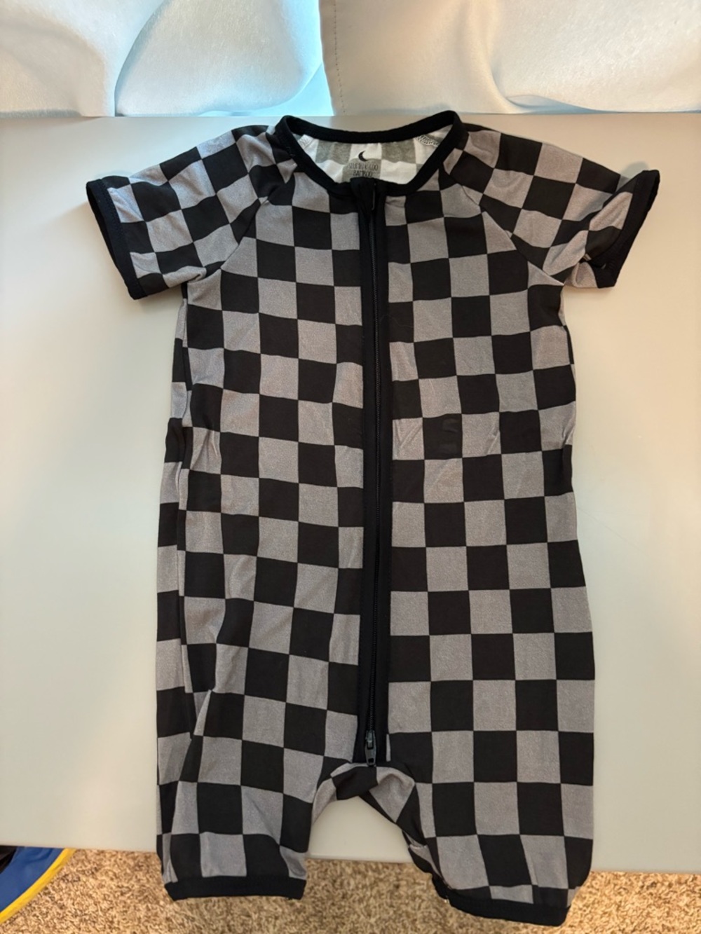 Bamboo midnight checks shortie